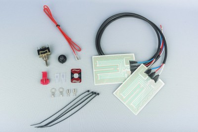 Комплект нагревательных элементов подогрева руля двухпозиционный ГЭН-2Р