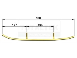 Коньки оригинальные для снегоходов Ski-Doo Expedition Skandic 605352643 605348424 605349310 605349311 605352283
