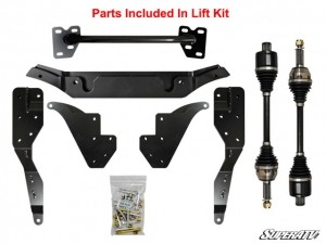 Лифт кит 3" SuperAtv для Polaris RZR-900 S LK-P-RZR900S15-3