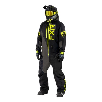 Комбинезон FXR Recruit (размер XL, Black Char Hi Vis) без утеплителя 222815-1008 Размер XL
