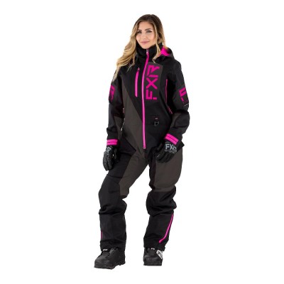 Комбинезон FXR Recruit (Black Charcoal Fuchsia) без утеплителя 222911-1008 Размер S