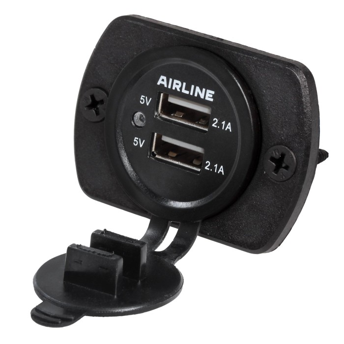 Розетка USB встраиваемая ACS-2U-02