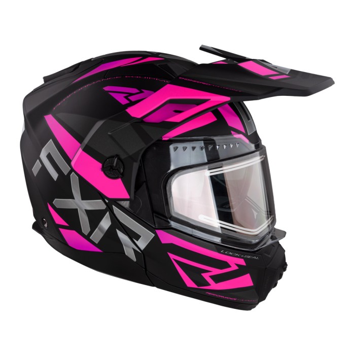 Шлем FXR Maverick X с подогревом Black Fuchsia 220623-1090 Размер XS