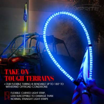 Флагшток с LED подсветкой и пультом управления (90 см) TR801 TR801-09