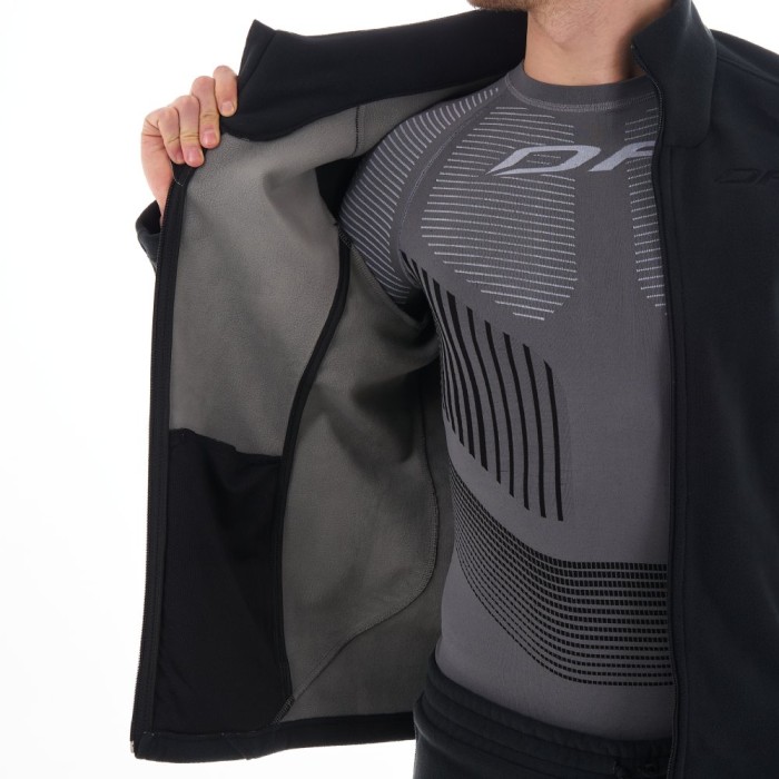 Мужская флисовая кофта Level Black 700200-23-333 Размер XXL