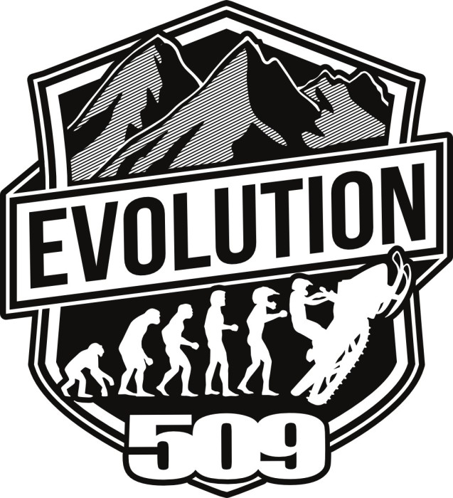 Наклейка Evolution  -  4" [ 509-STK-EV4-10 ]