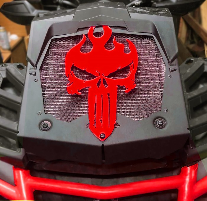 Накладка на вынос «Каратель 2.0» Стальной