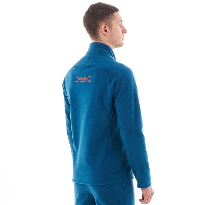 Мужская флисовая кофта Level Blue Orange 700200-23-446 Размер XL