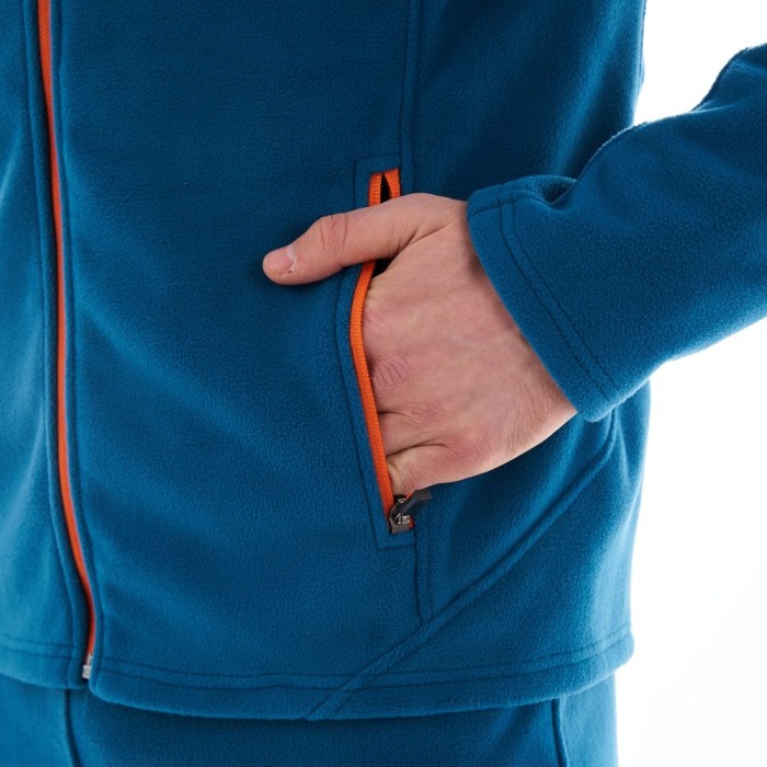 Мужская флисовая кофта Level Blue Orange 700200-23-446 Размер XL