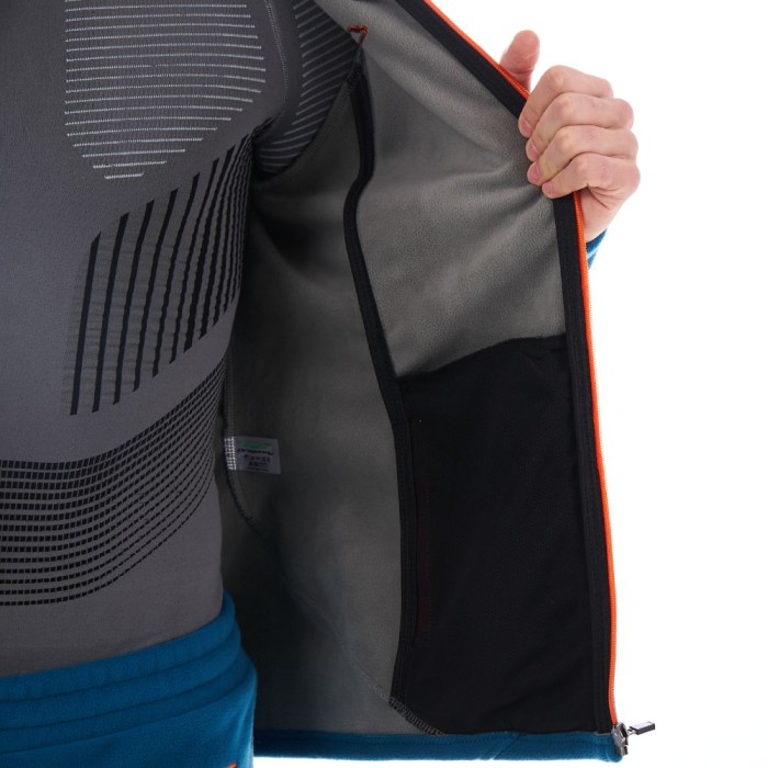 Мужская флисовая кофта Level Blue Orange 700200-23-446 Размер XXL