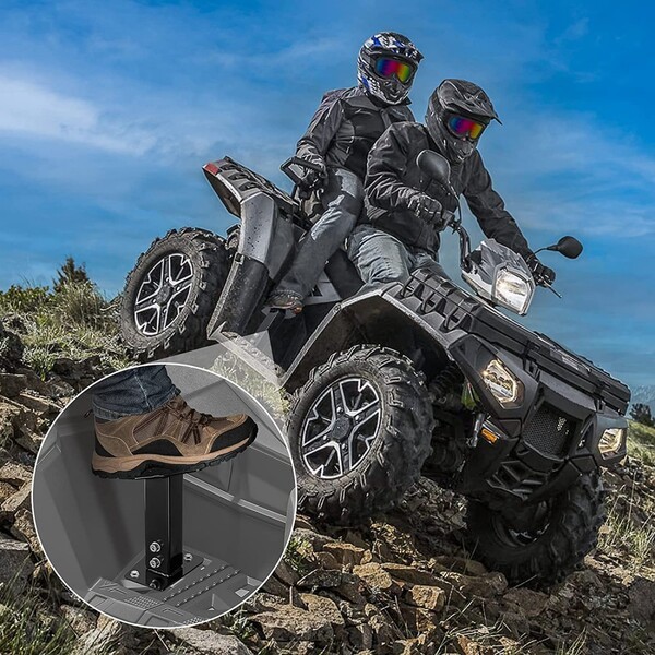 Подножки пассажира универсальные для ATV Kemimoto B0107-01101BK