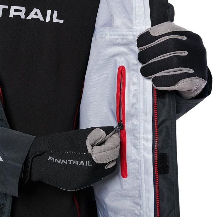 Куртка мужская Finntrail GreenWood 4021Grey-S 2022 Размер - S