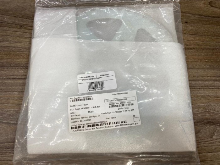 Звезда задняя 46 зубьев для мотоцикла Kawasaki ER-4 ER-6 Z650 Versys 650 Ninja 650 Vulcan S 42041-0087