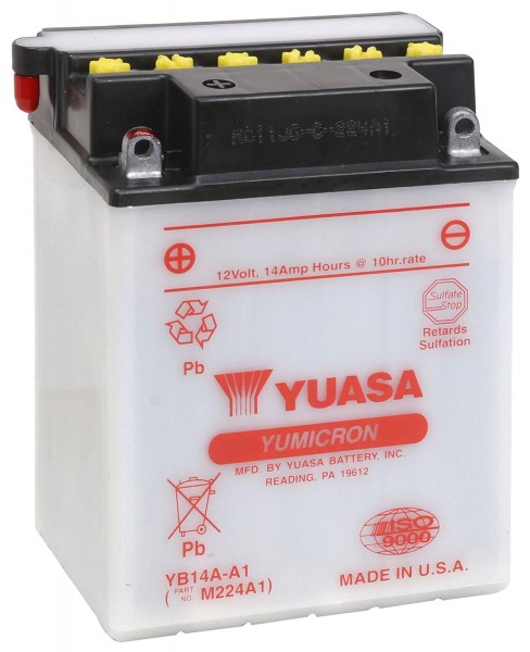Аккумулятор Yamaha YB1-4AA10-00-00  BTY-YB14A-A1-00  BRP 715900171 Yuasa YB14A-A1 YB14A-A1