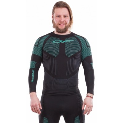Термофутболка DragonFly 3DTHERMO GREEN с длинным рукавом 300206 Размер M